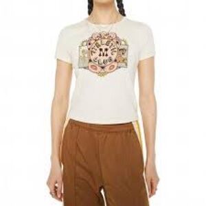 Anthropologie/Mother Itty Bitty Ringer Athletic T-Shirt